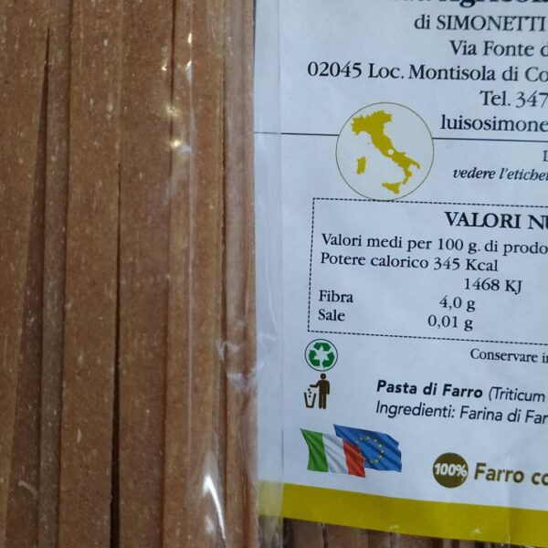 Fettuccine di Farro artigianali Colle Cavaliero - immagine 4