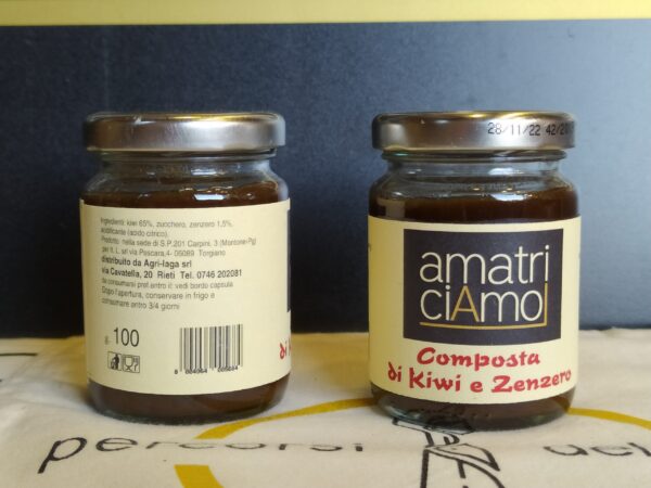 Composta di kiwi e zenzero per bollito o formaggi