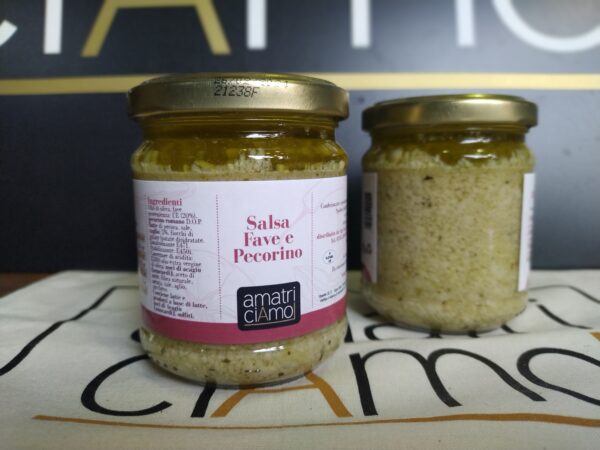 Salsa fave e pecorino