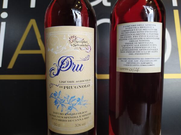 Pru liquore agricolo di prugnolo 50cl - Semplici e Selvatiche
